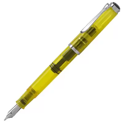 PELİKAN Klasik Dolma Kalem Sarı Şeffaf M205D + Mürekkep